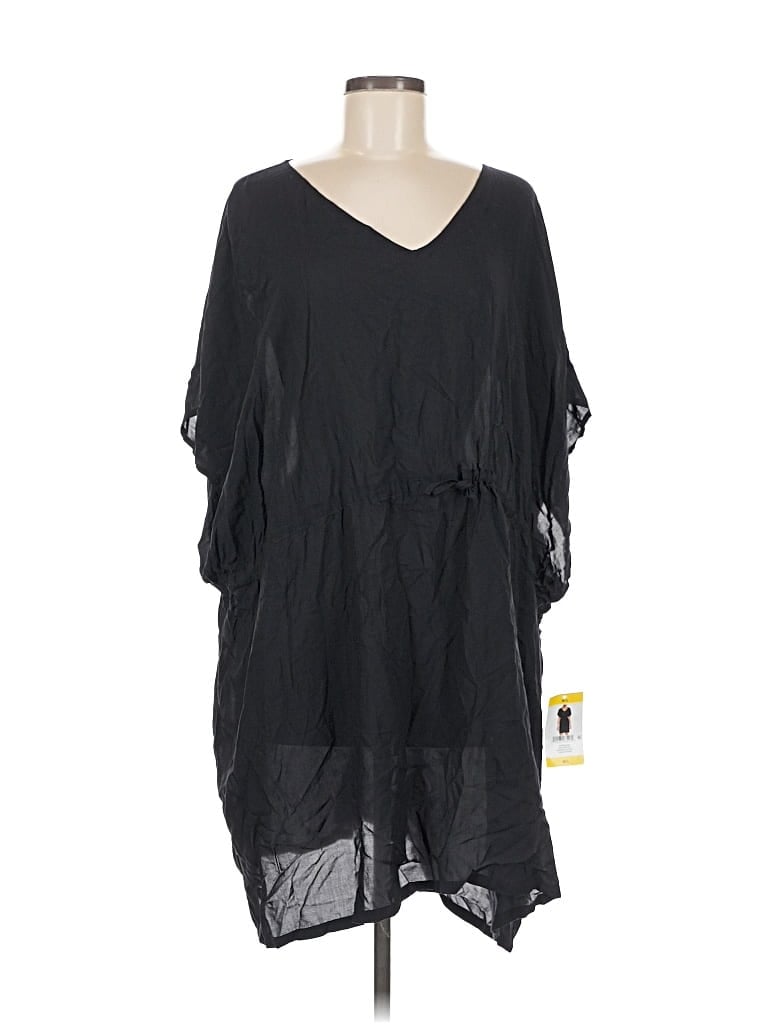 Lands' End Casual Dress In Black