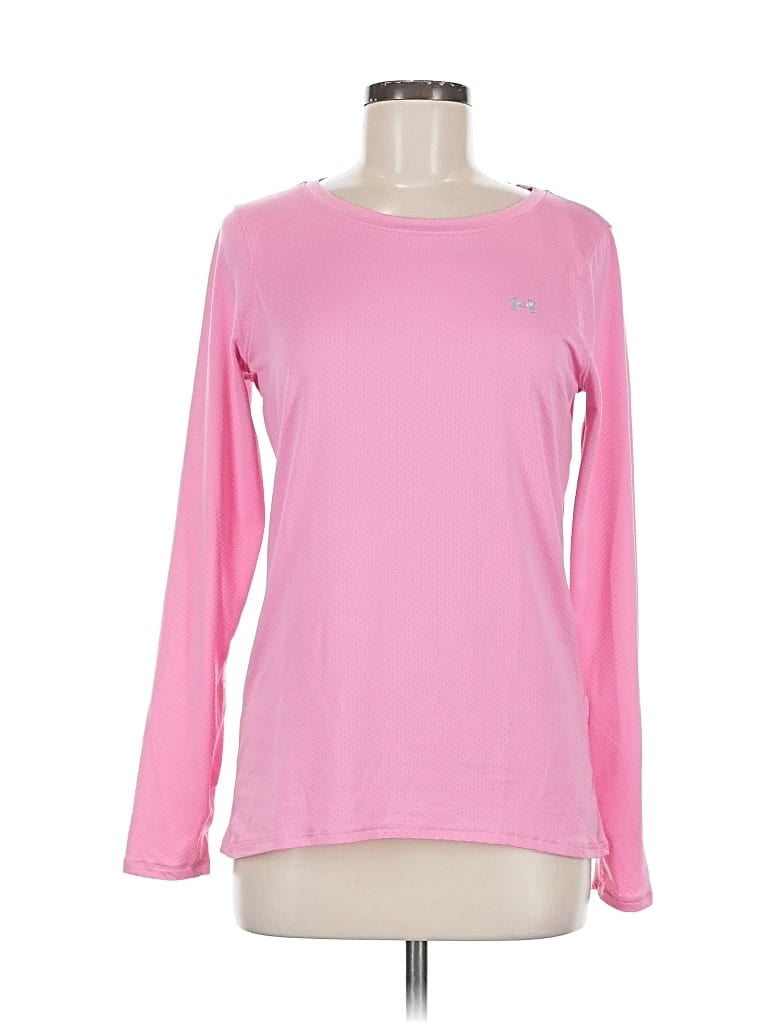 Pre-owned Under Armour Long Sleeve T-shirt In Pink