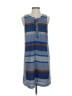 Cooper & Ella 100% Polyester Print Blue Casual Dress Size S - photo 1