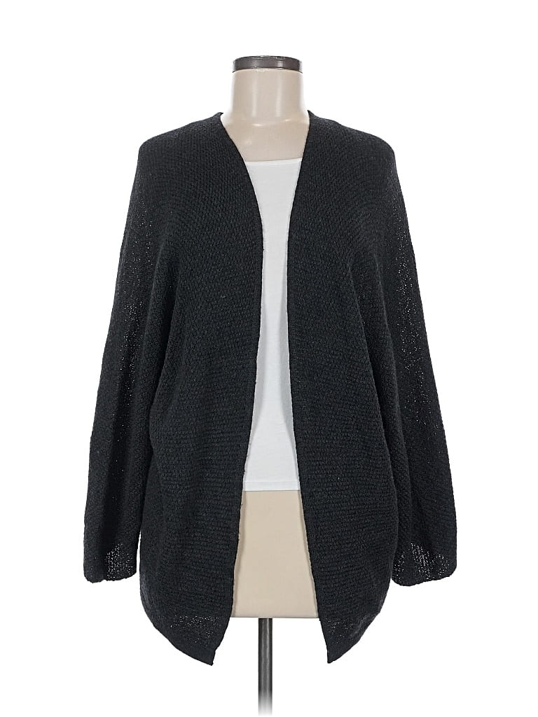 Pre-owned Brandy Melville Wool Cardigan Sweater In Gray