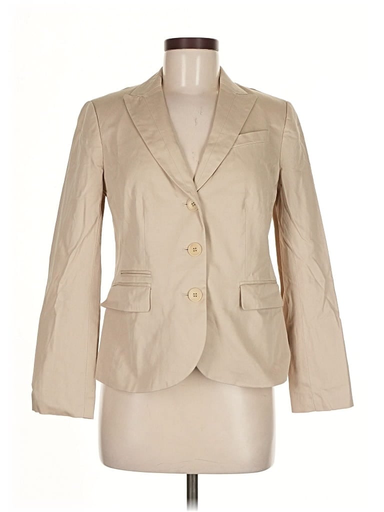 Pre-owned Talbots Blazer Jacket In Brown