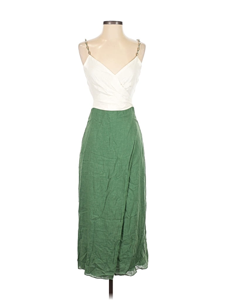 Pre-owned Vix By Paula Hermanny Casual Dress In Green