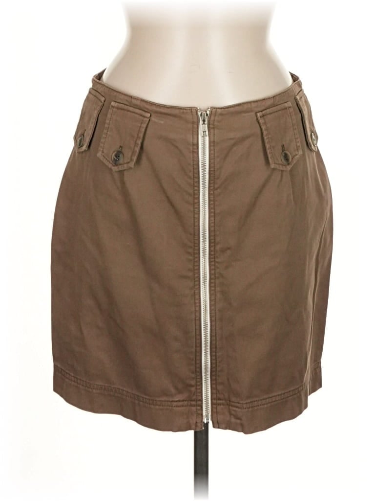 Pre-owned Abs Allen Schwartz Casual Skirt In Brown