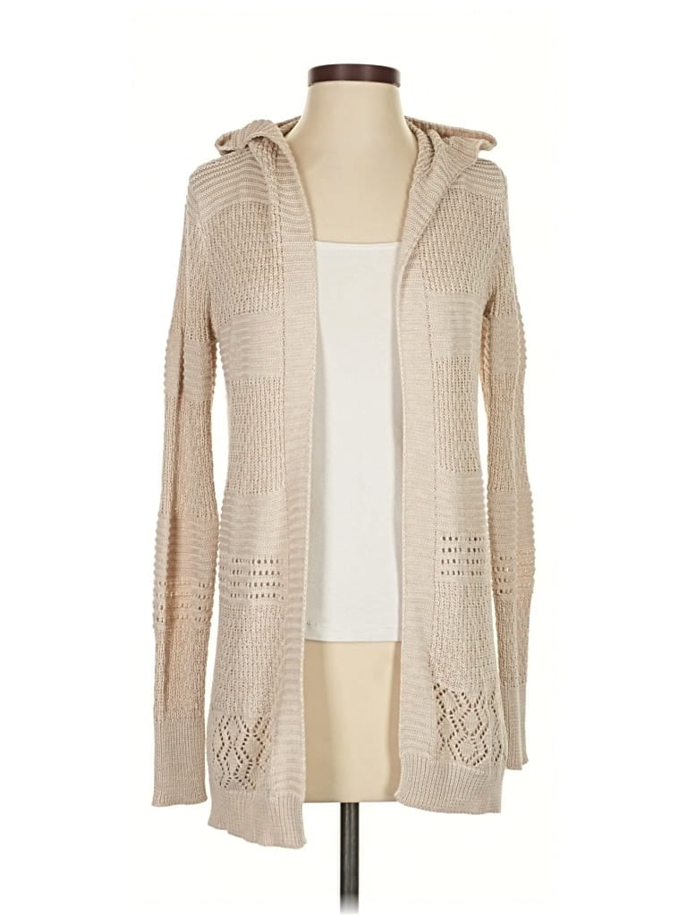 Pre-owned Pink Rose Cardigan Sweater In Brown