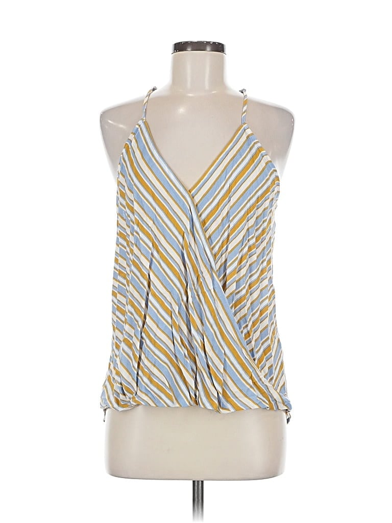 Pre-owned Market & Spruce Sleeveless Blouse In Yellow