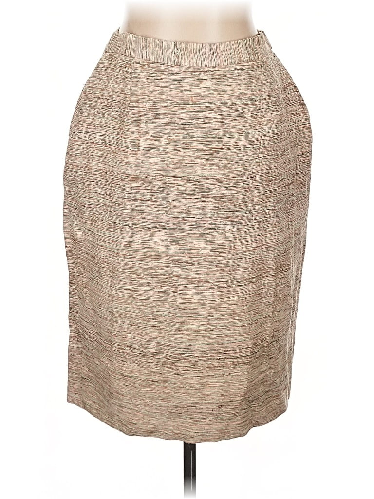 Pre-owned Unbranded Casual Skirt In Brown
