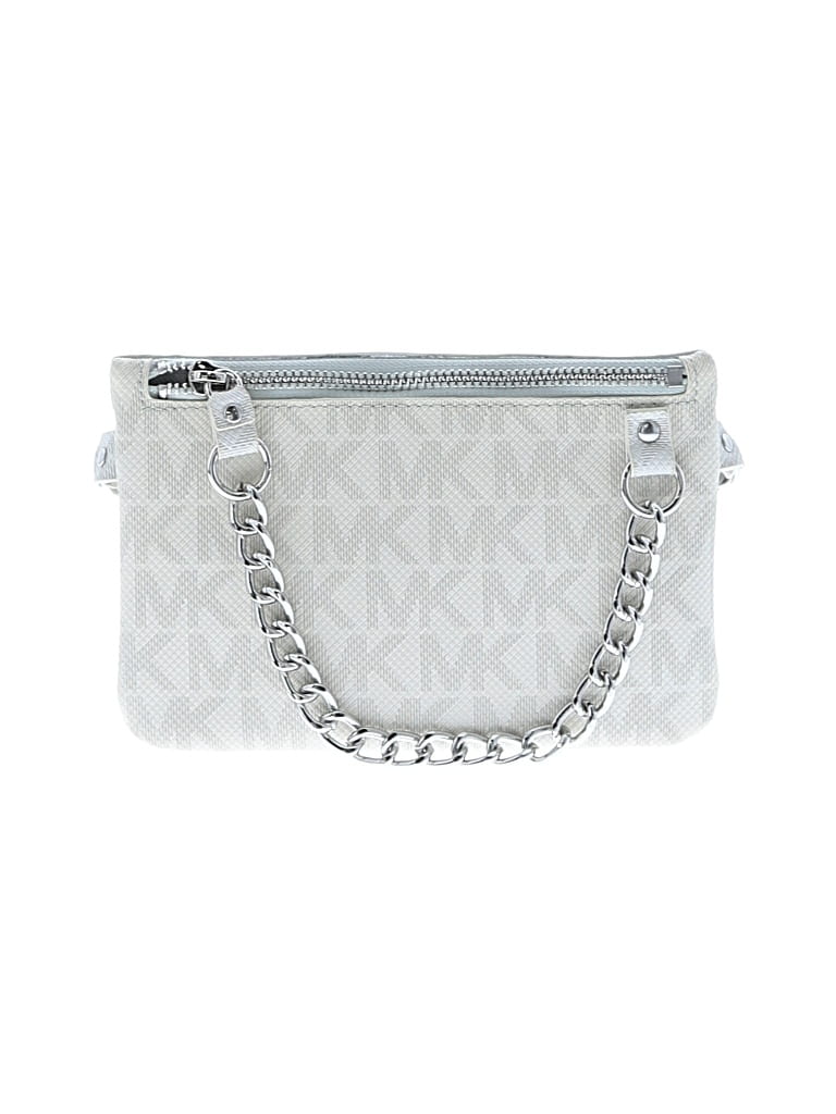 Pre-owned Michael Michael Kors Belt Bag In White