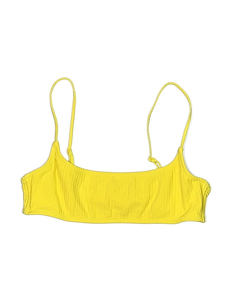 Pre-owned Triangl Swimsuit Top Yellow Swimwear