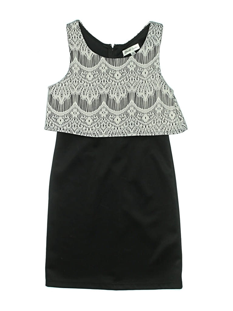 Pre-owned Emerald Sundae Kids' Dress In Black