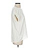 Ann Taylor 100% Polyester Ivory Short Sleeve Blouse Size XS - photo 4