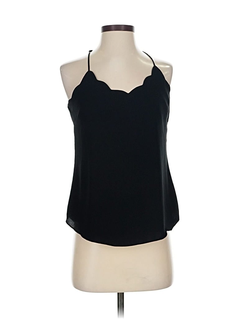 Pre-owned J.crew Factory Store Sleeveless Blouse In Black