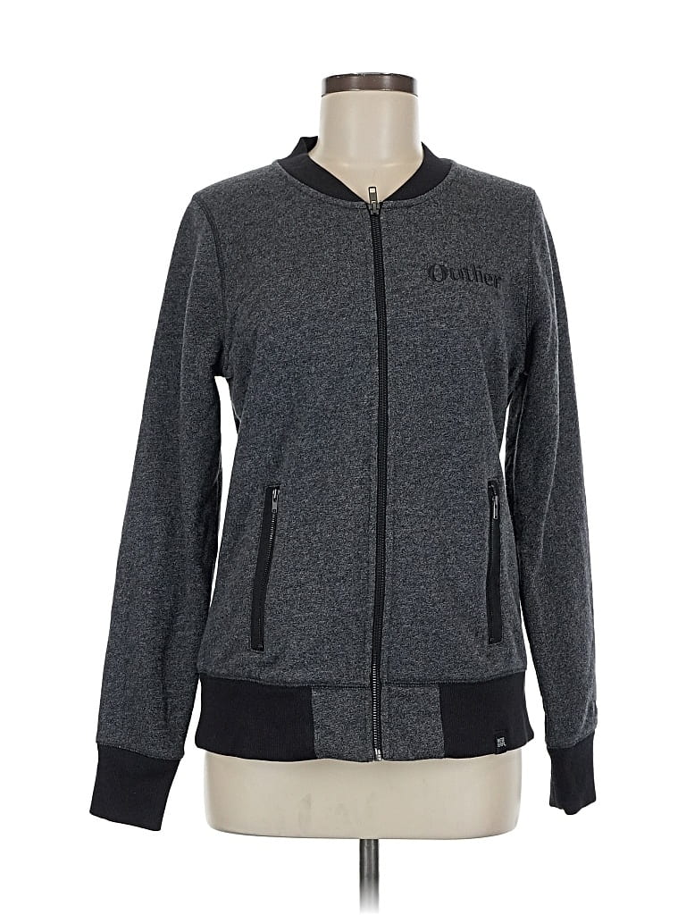 Pre-owned New Era Track Jacket In Gray