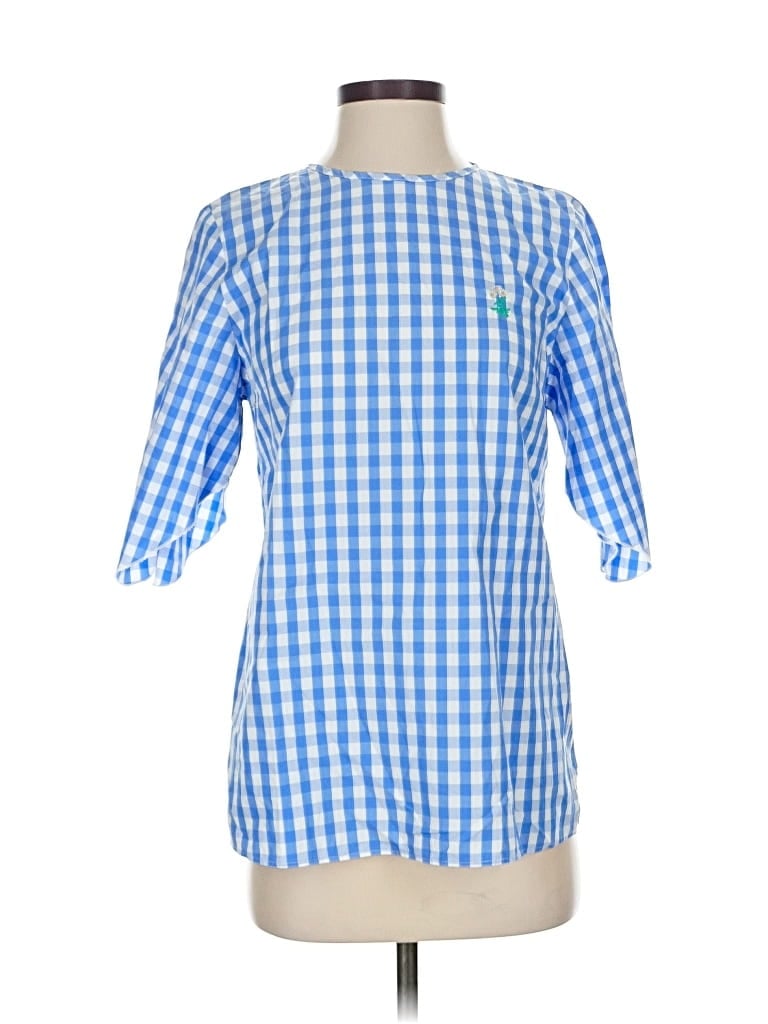 Pre-owned Maison Labiche 3/4 Sleeve Button Down Shirt In Blue