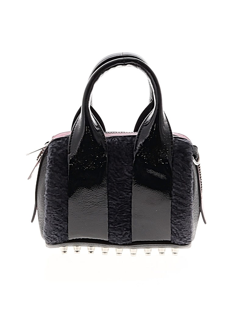 Pre-owned Alexander Wang Leather Satchel In Black