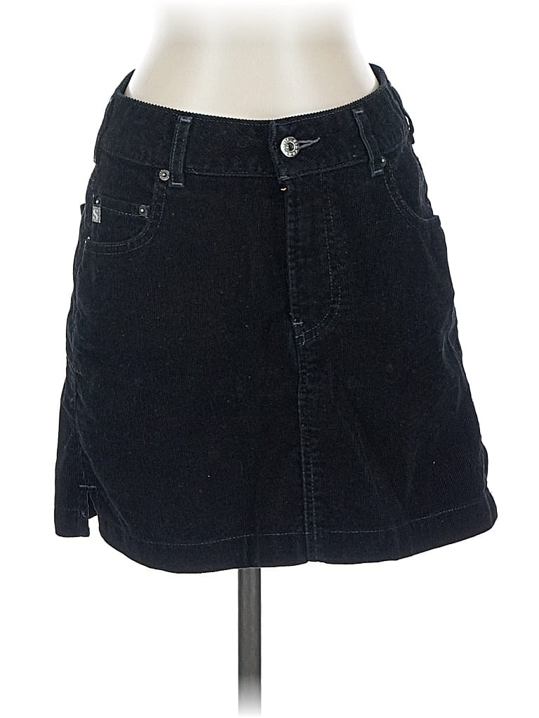 Pre-owned Silver Jeans Co. Denim Skirt In Black