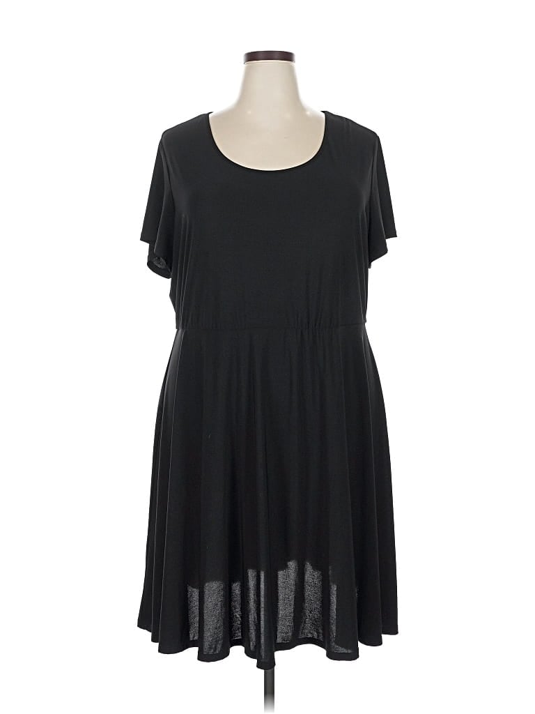Pre-owned Ny Collection Casual Dress In Black