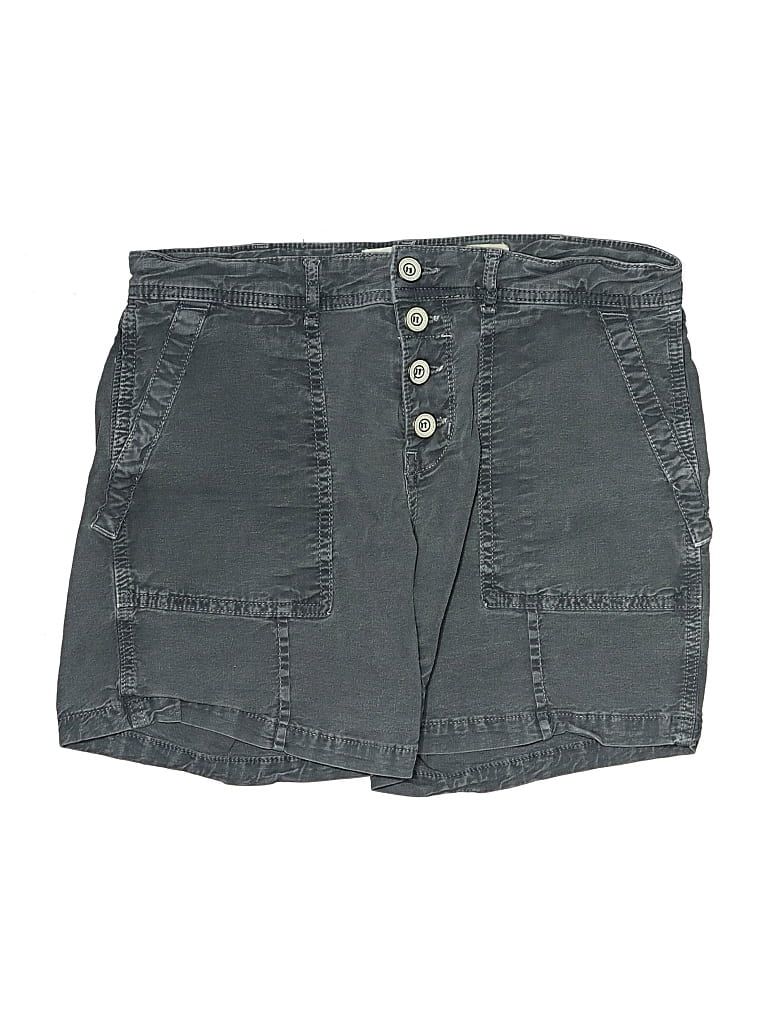 Pre-owned By Anthropologie Denim Shorts In Gray