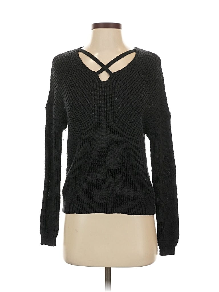 Pre-owned Essentials Pullover Sweater In Black