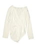 Assorted Brands Ivory White Long Sleeve Top Size S - photo 1