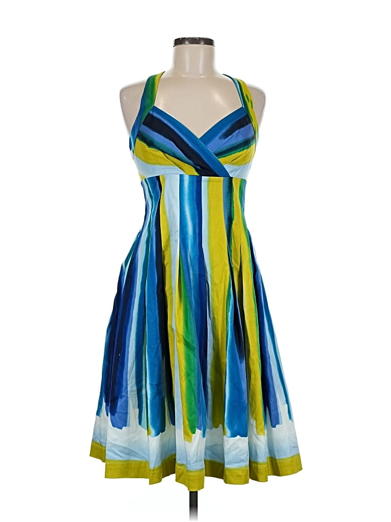 Pre-owned Calvin Klein Cocktail Dress In Blue