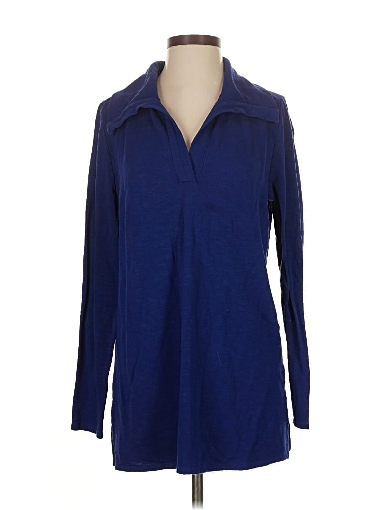 Pre-owned Jjill Cardigan Sweater In Blue