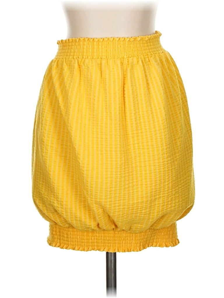 Pre-owned Anthropologie Sleeveless T-shirt In Yellow