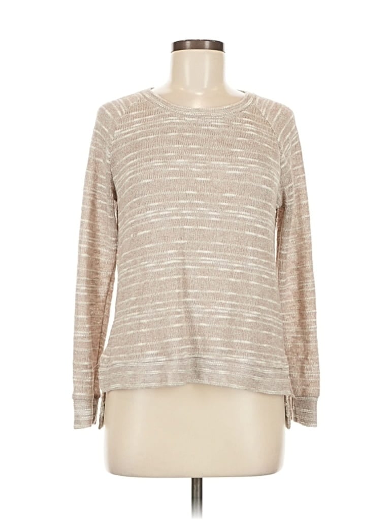 Pre-owned Harlowe & Graham Long Sleeve T-shirt In Brown