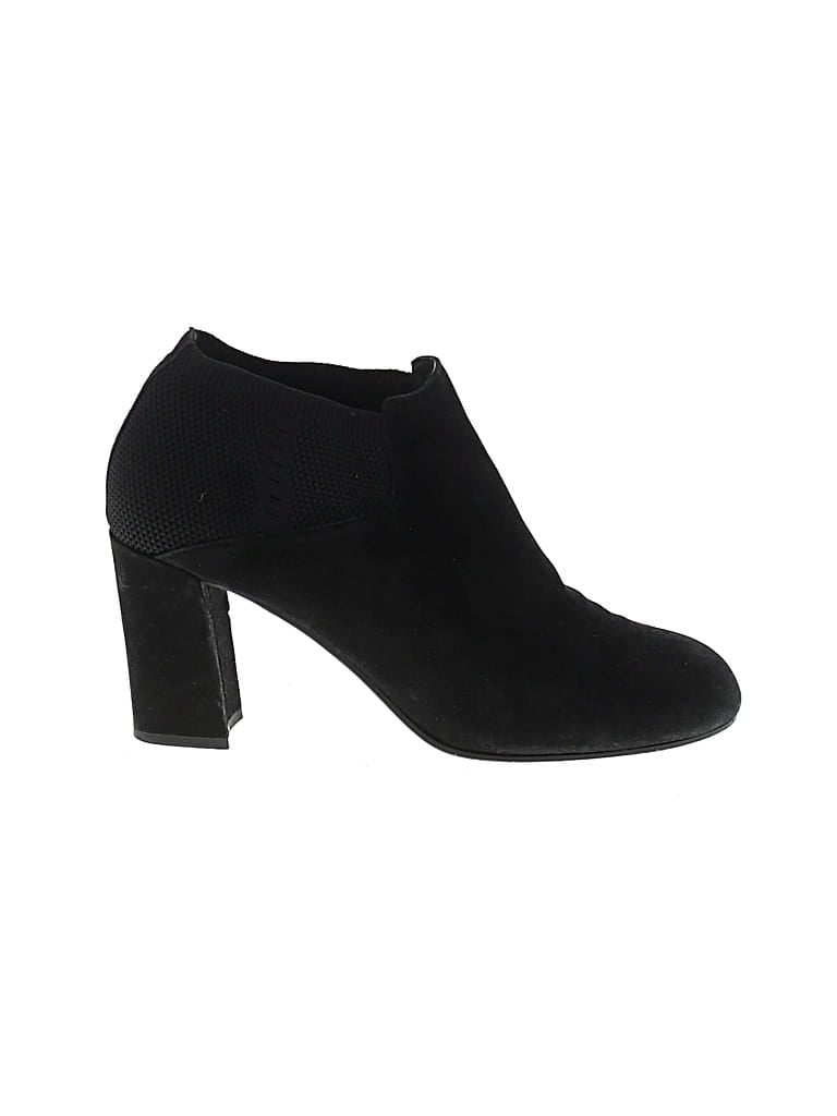 Pre-owned Eileen Fisher Ankle Boots In Black