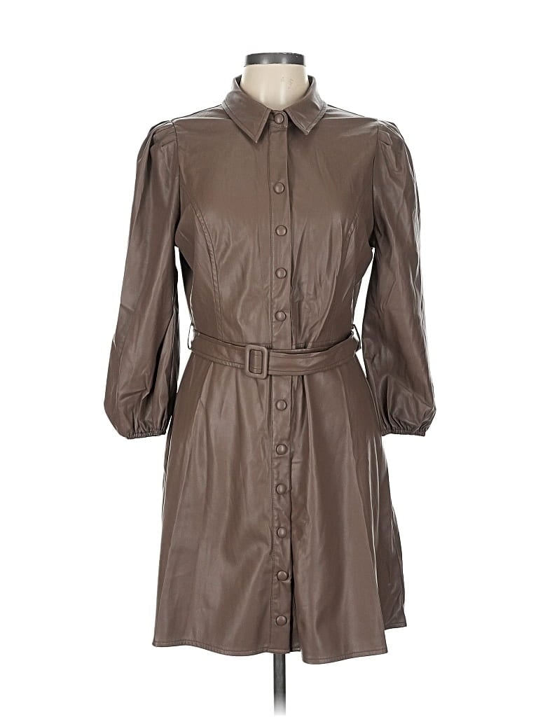 Pre-owned Heartloom Casual Dress In Brown