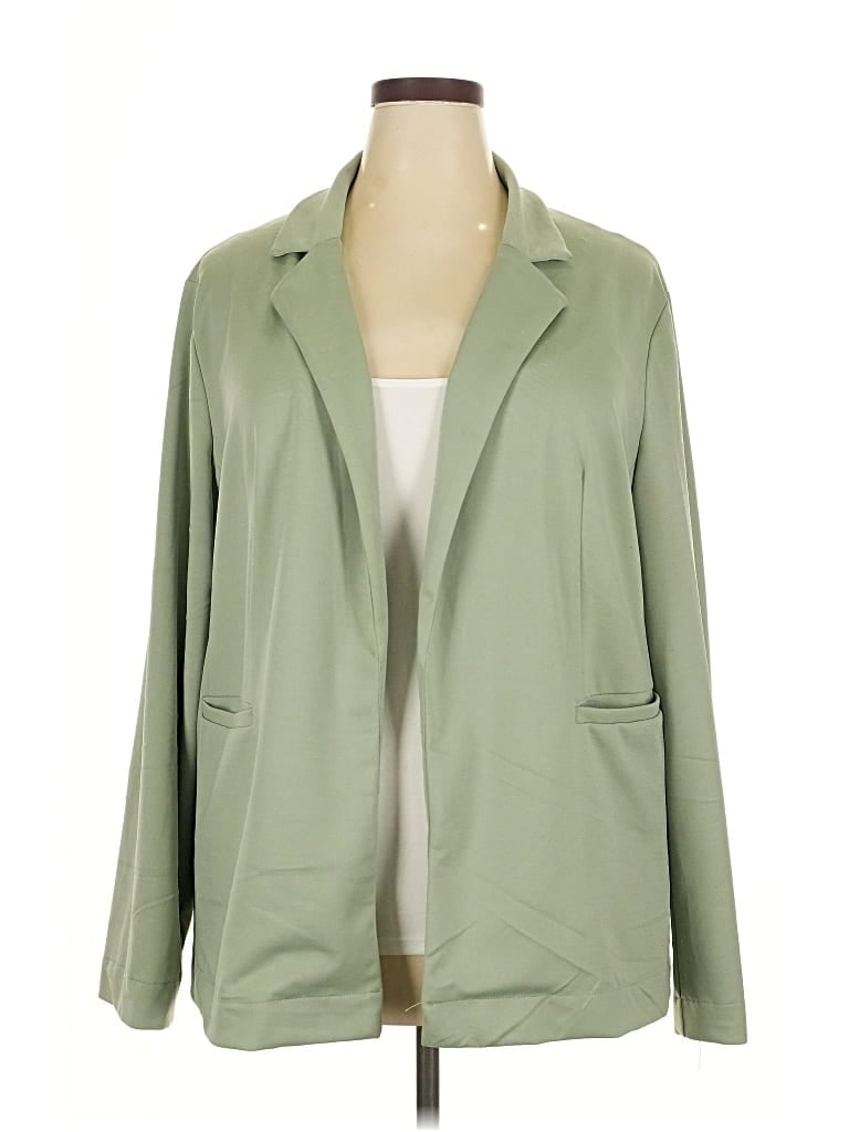 Pre-owned White Birch Blazer Jacket In Green