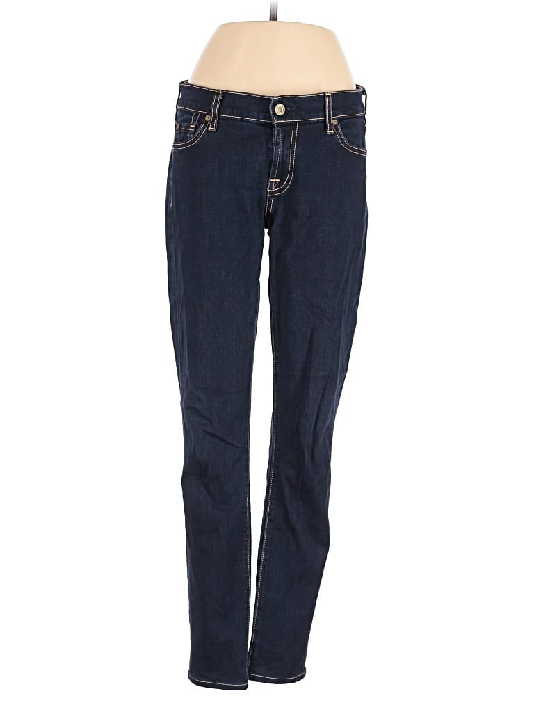 Pre-owned 7 For All Mankind Jeans In Blue