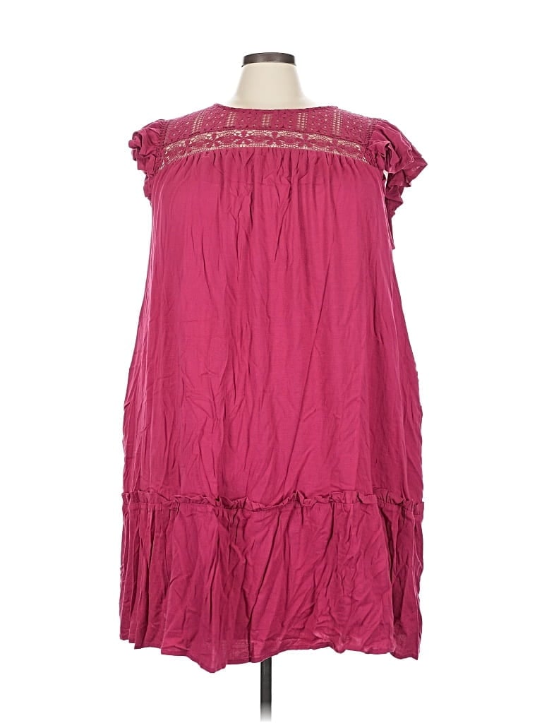Pre-owned Torrid Casual Dress In Burgundy