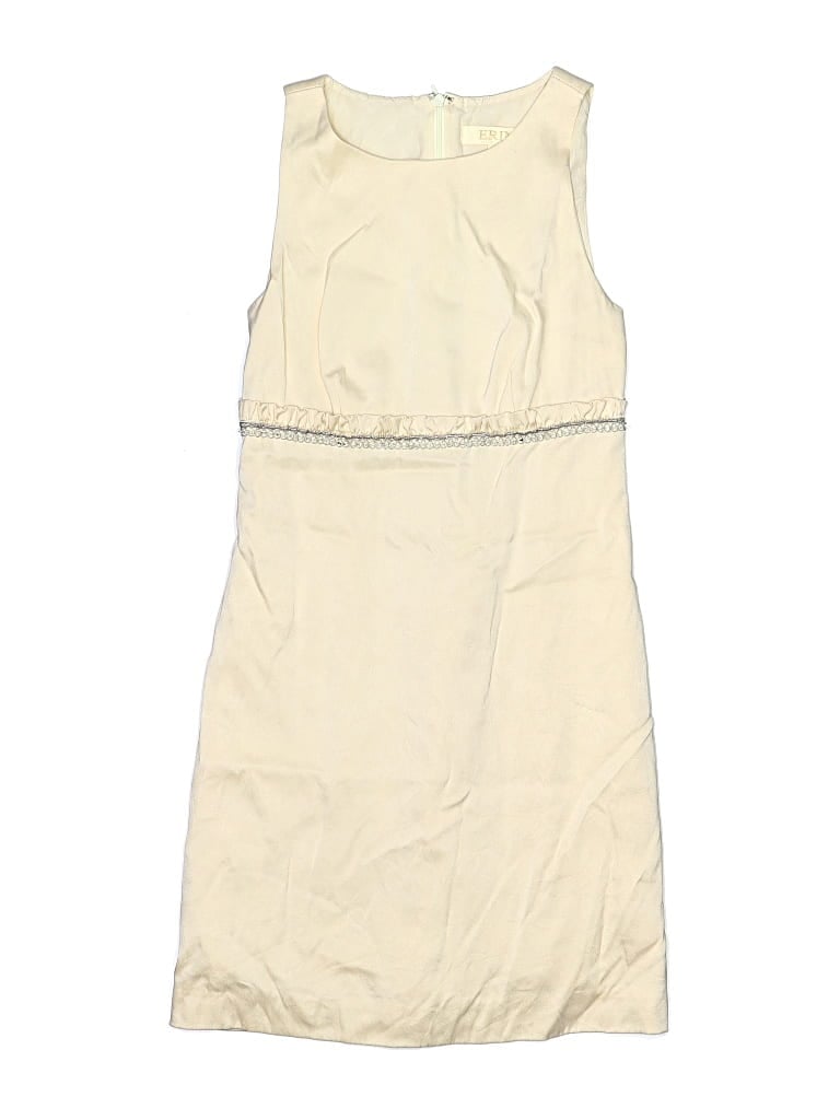 Pre-owned Erin Erin Fetherston Casual Dress In White
