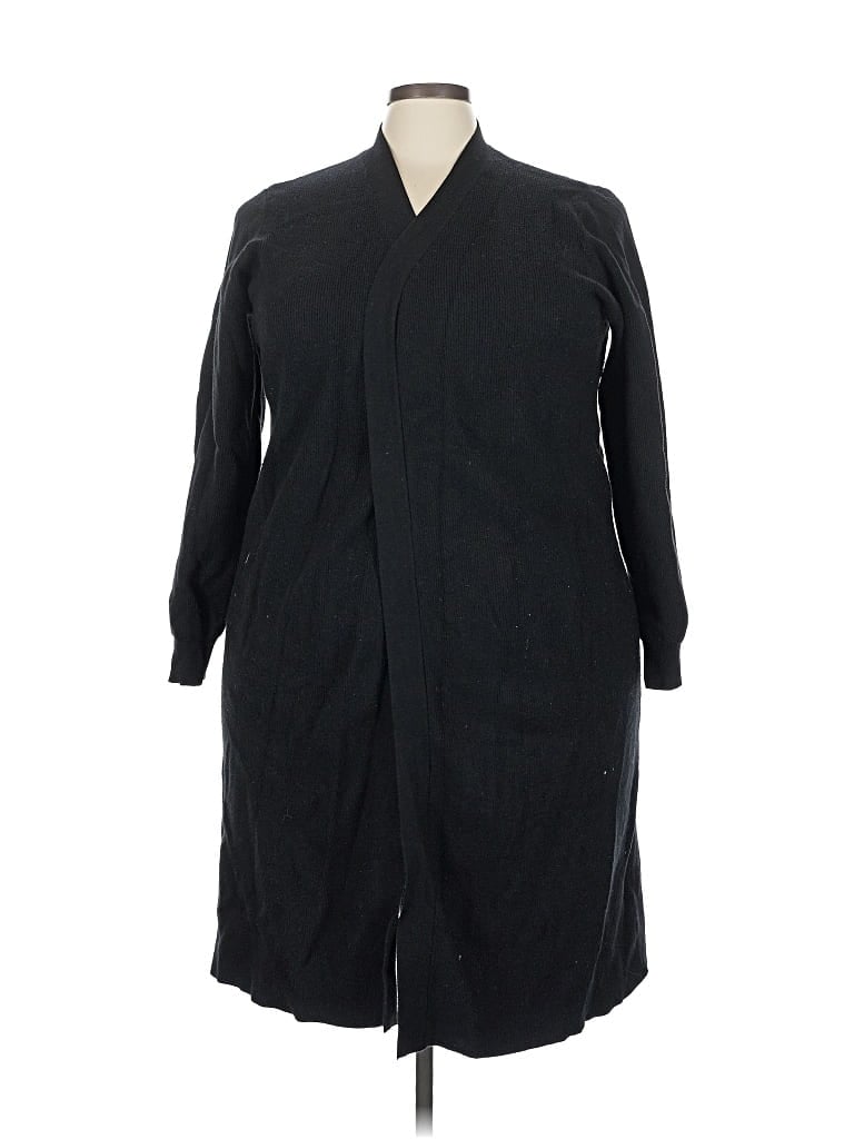 Pre-owned Agnes Orinda Cardigan Sweater In Black