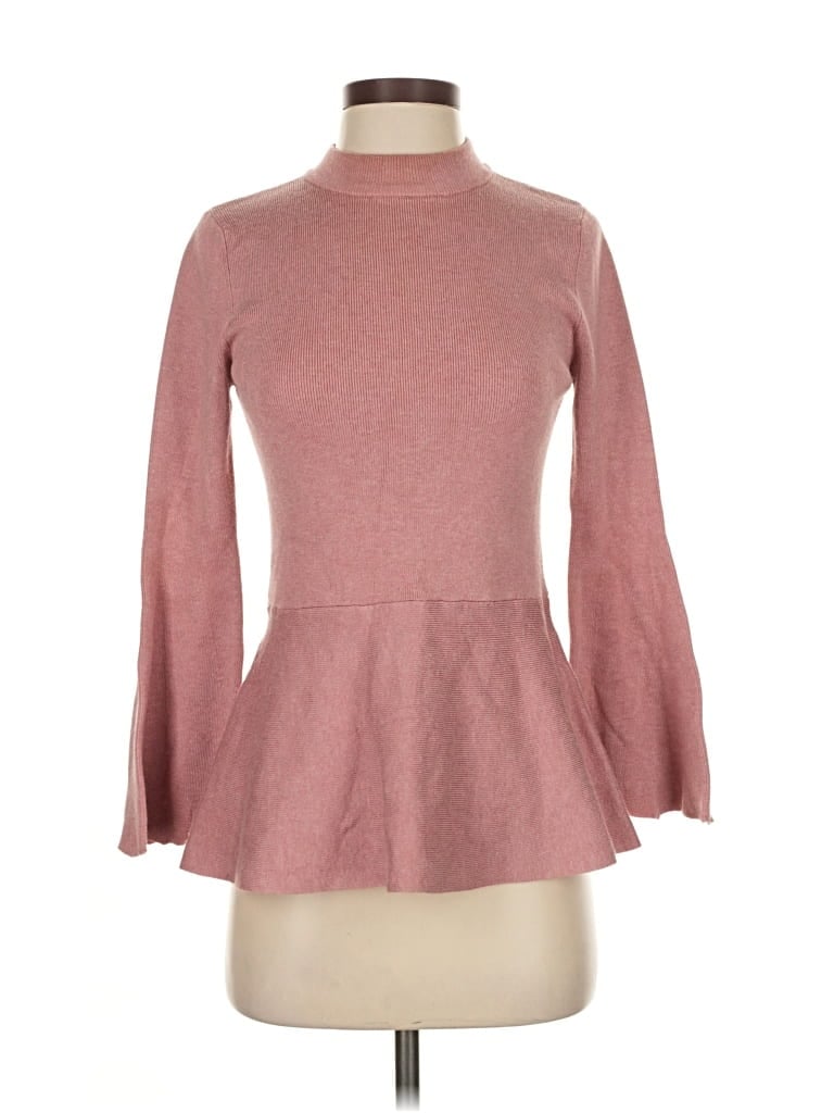 Pre-owned Ivanka Trump Turtleneck Sweater In Pink