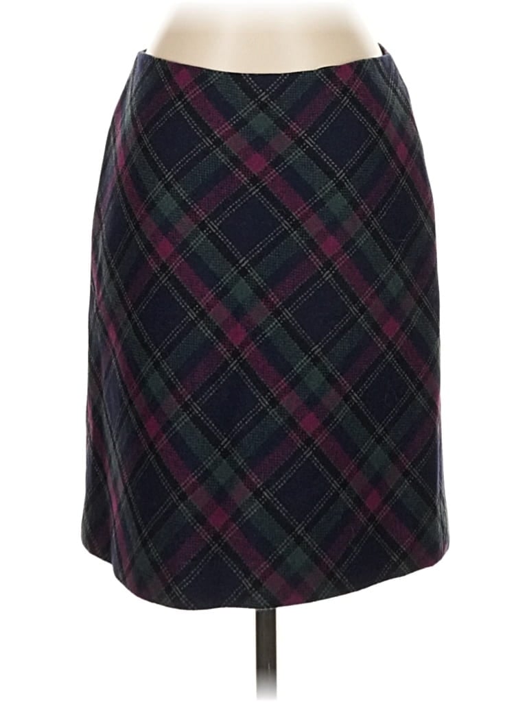 Pre-owned Talbots Formal Skirt In Burgundy