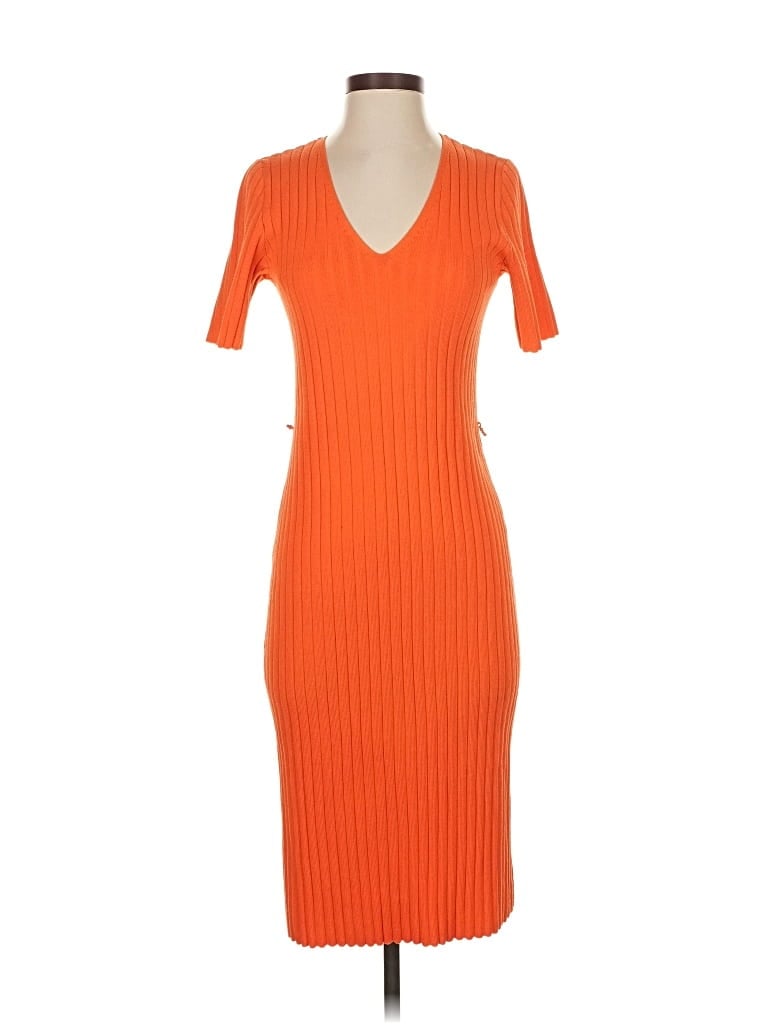 Pre-owned Ann Taylor Factory Casual Dress In Orange