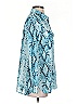Unbranded Animal Print Blue Long Sleeve Blouse Size S - photo 4