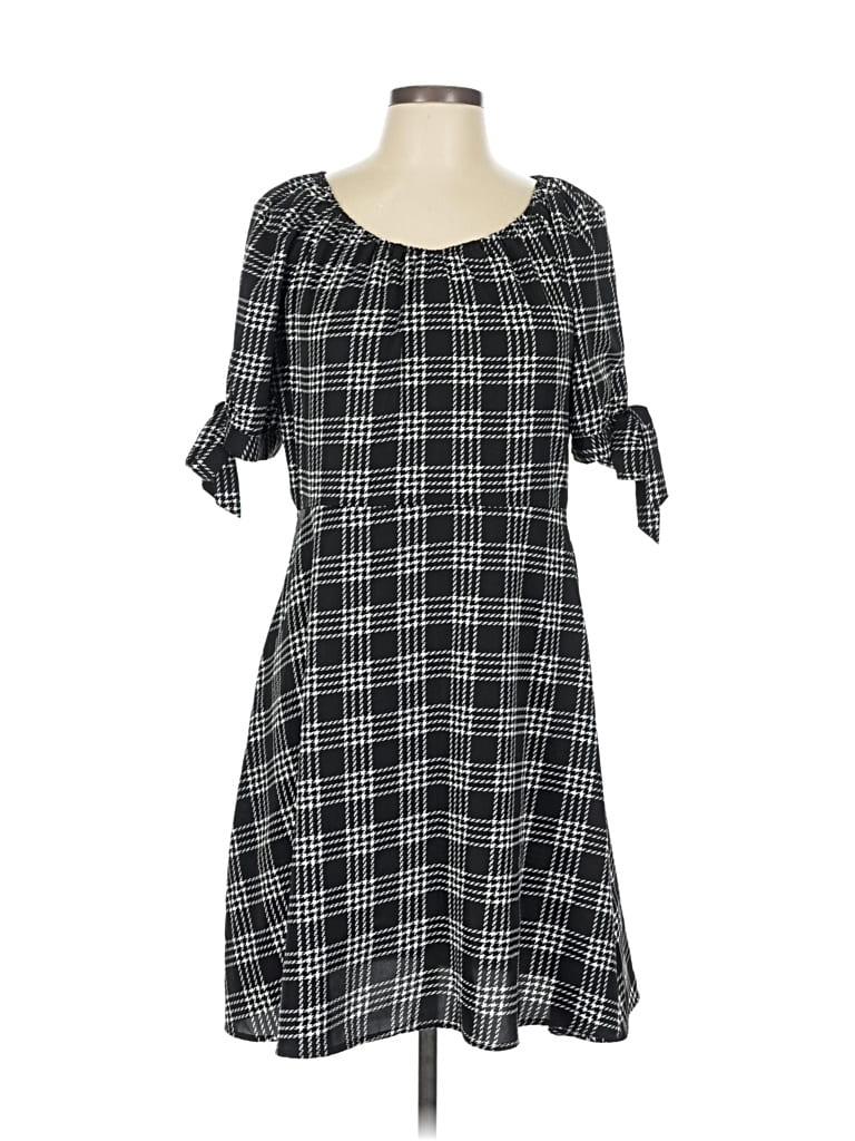 Pre-owned Shein Curve Casual Dress In Gray