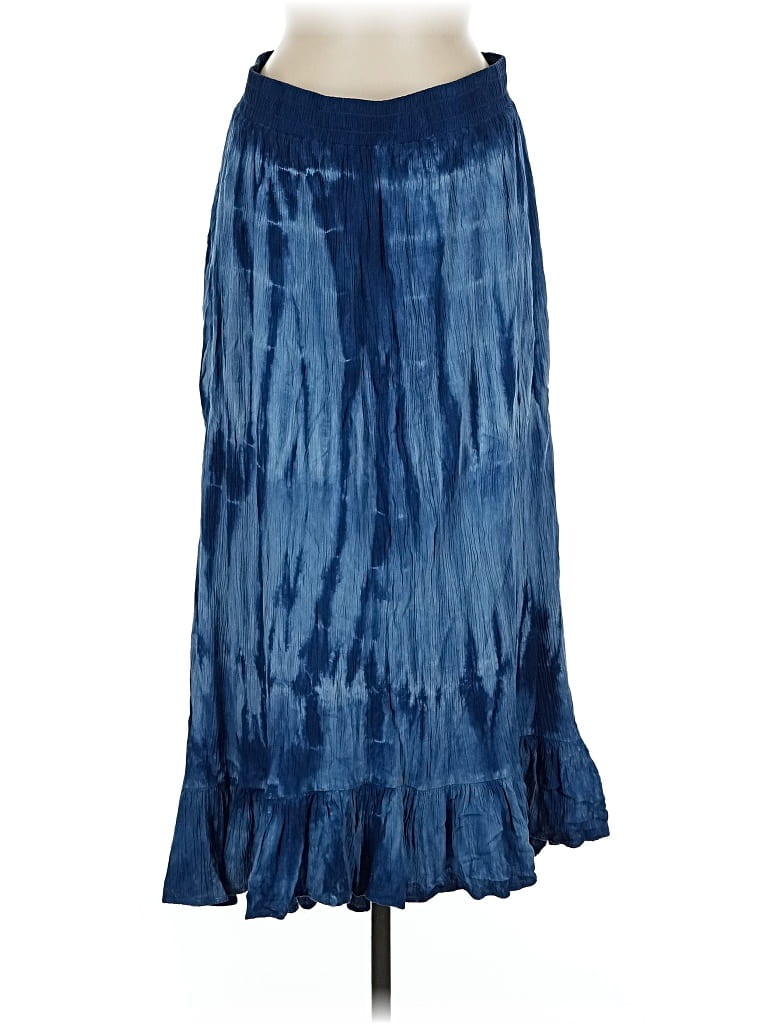 Pre-owned Scoop Casual Skirt In Blue