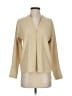 Vince. 100% Polyester Tan Long Sleeve Blouse Size XXS - photo 1