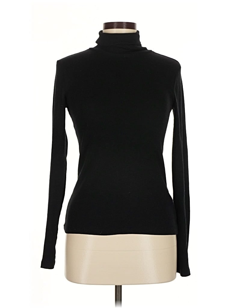 Pre-owned Bp. Long Sleeve Turtleneck In Black