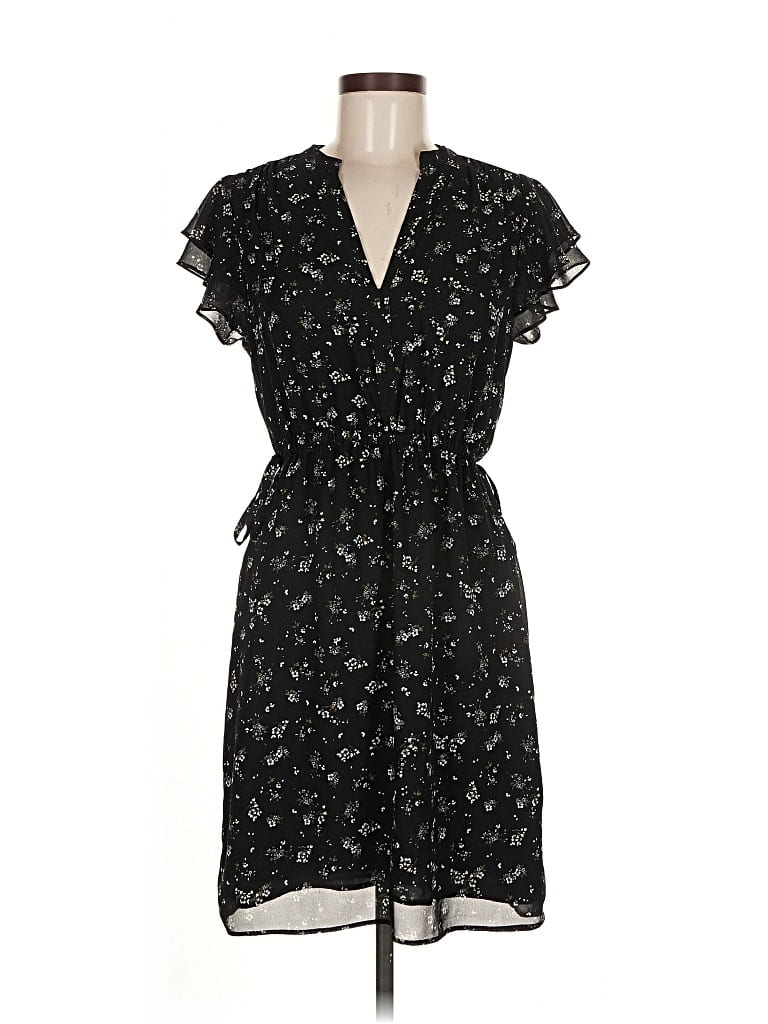 Pre-owned H&m Casual Dress In Black
