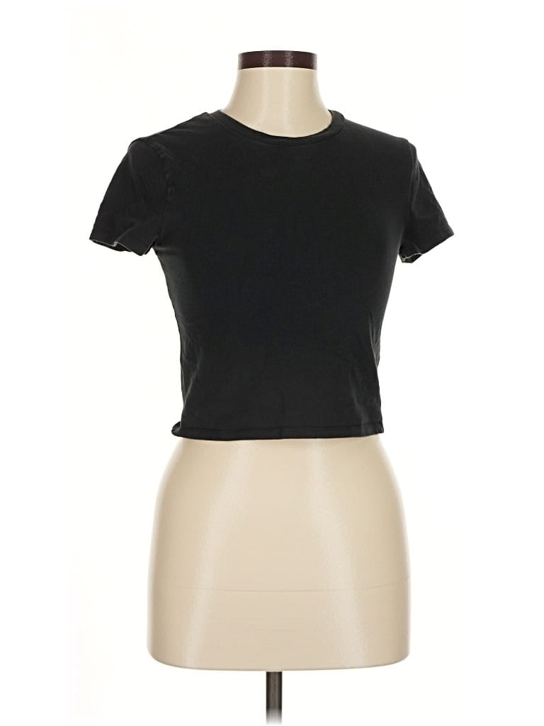 Pre-owned Abercrombie & Fitch Short Sleeve T-shirt In Black