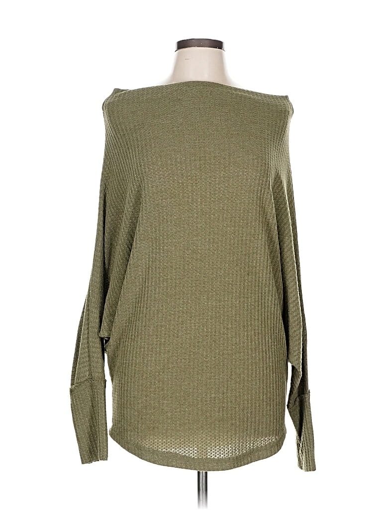 Pre-owned Wishlist 3/4 Sleeve T-shirt In Green