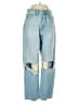 Just Black 100% Cotton Color Block Blue Jeans Size 25 waist - photo 1