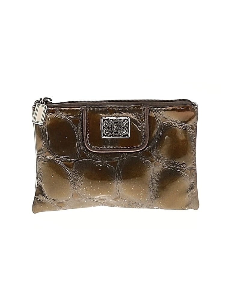 Pre-owned Brighton Leather Coin Purse In Green