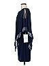 SLNY 100% Polyester Blue Casual Dress Size 6 - photo 5