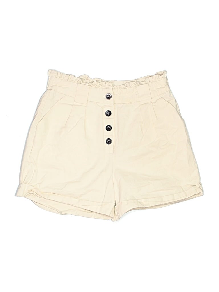 Pre-owned Jasambac Khaki Shorts In White