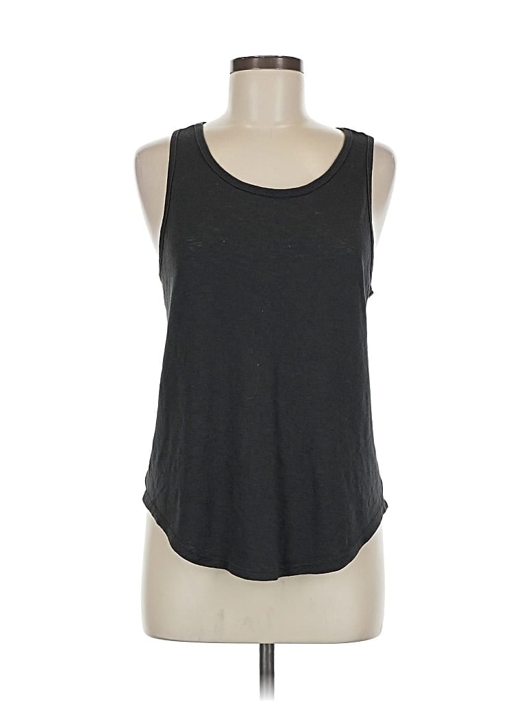 Pre-owned Athleta Sleeveless T-shirt In Gray